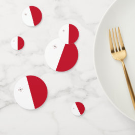 Malta-Flagge Konfetti