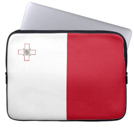 Malta-Flagge Laptopschutzhülle