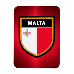 Malta-Flagge Magnet