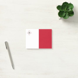 Malta-Flagge Post-it Klebezettel