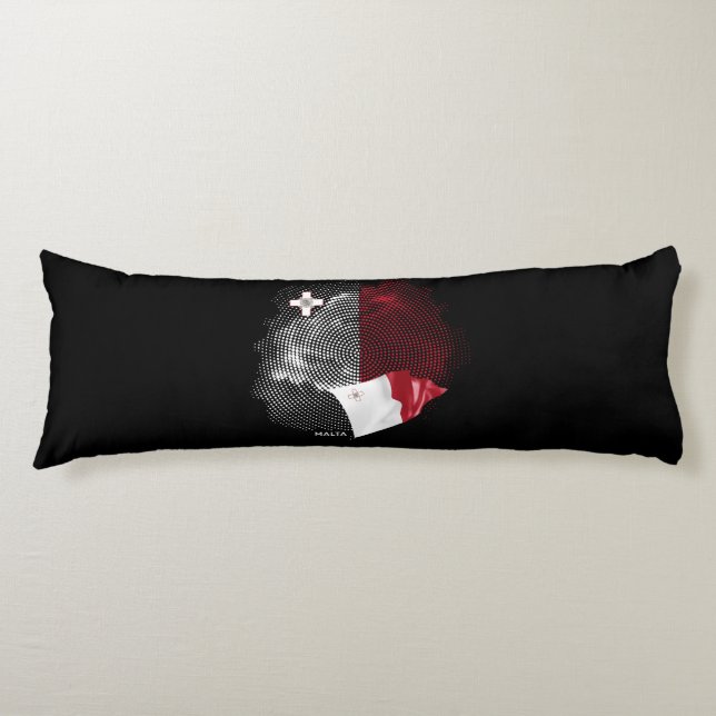 Malta-Flagge Seitenschläferkissen (Vorderseite)