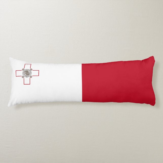 Malta-Flagge Seitenschläferkissen (Vorderseite)