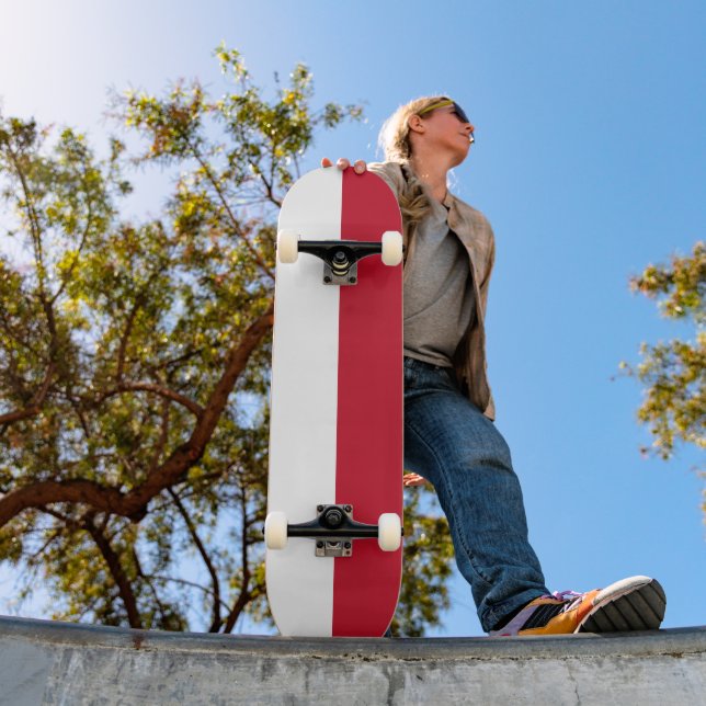 Malta-Flagge Skateboard (Außenbereich 1)
