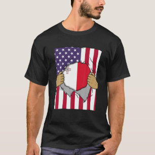 Malta Flaggen Blut in mir Zuhause Pride Maltese Am T-Shirt