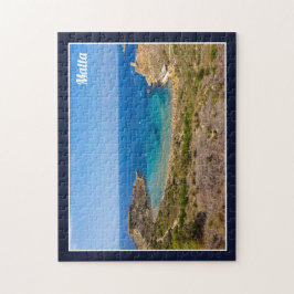 Malta Ghajn Tuffieha Bay Mediterranean Sea Island