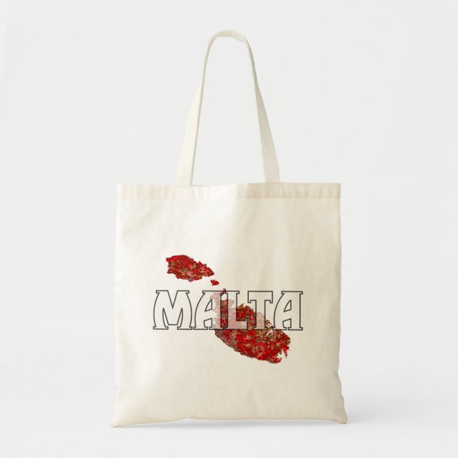 Malta Große Totttasche Tragetasche (Vorne)