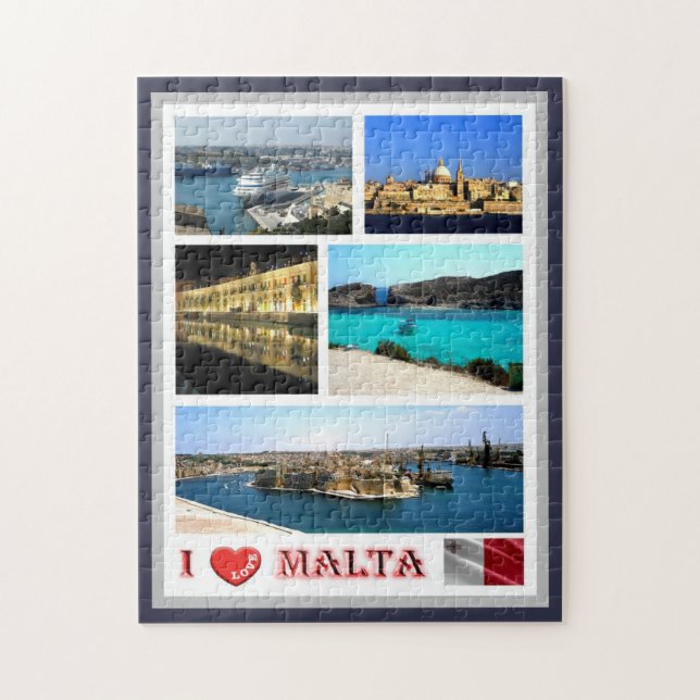 Malta - I Liebe - (Vertikal)