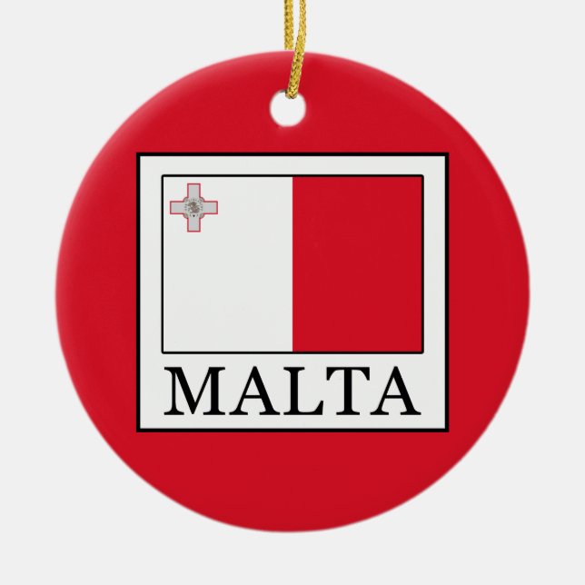 Malta Keramik Ornament (Vorne)