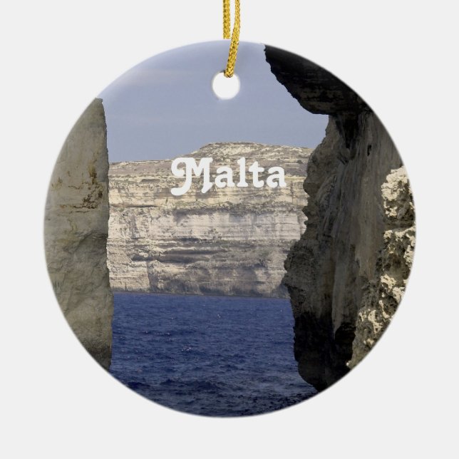 Malta-Küste Keramikornament (Vorne)