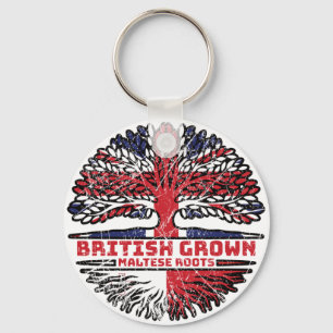Malta Maltese UK Vereinigtes Königreich British Tr Schlüsselanhänger