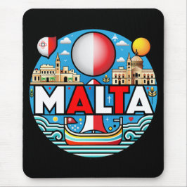 Malta Mediterranean Island National Mousepad