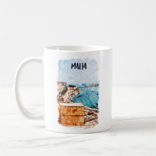 Malta Mittelmeer Island View Kaffeetasse