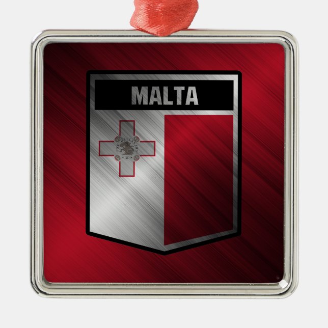 Malta Ornament Aus Metall (Vorne)