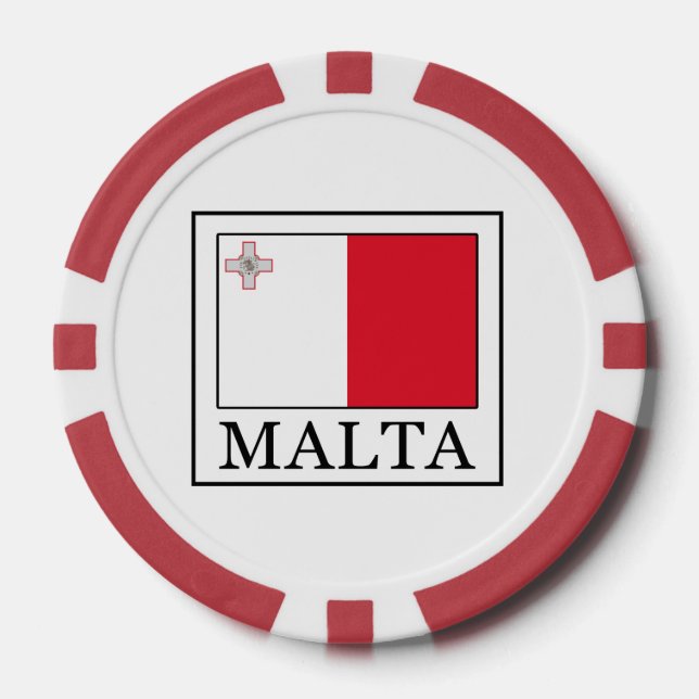 Malta Pokerchips (Vorderseite)