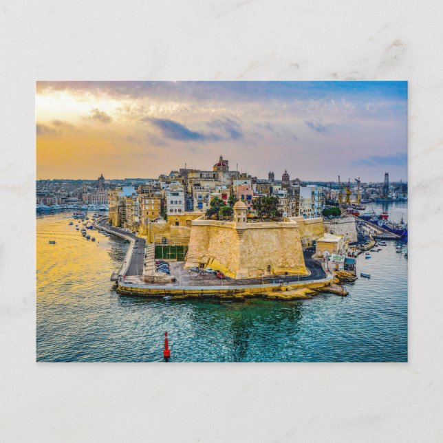 Malta Postkarte (Vorderseite)
