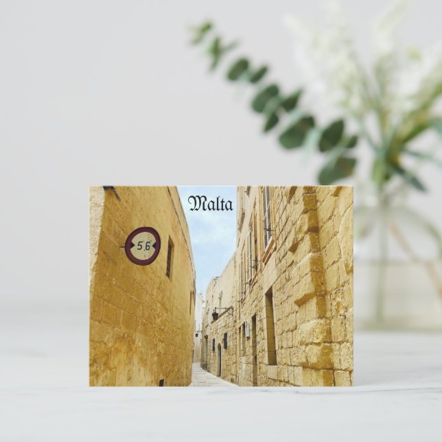 Malta Postkarte (Stehend Vorderseite)