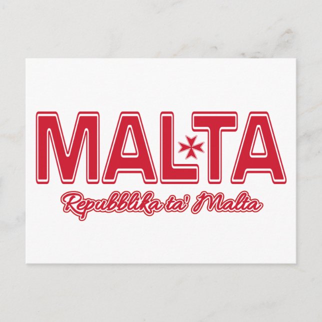 MALTA-Postkarte Postkarte (Vorderseite)