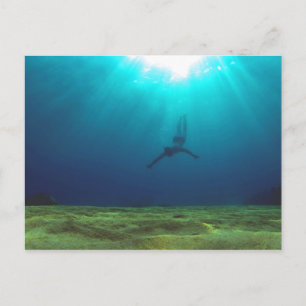 Malta Schnorcheln Postkarte