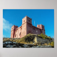 Malta St. Agathas-Turm, auch bekannt als Roter Tur