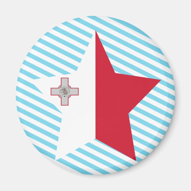 Malta Star Magnet (Vorne)