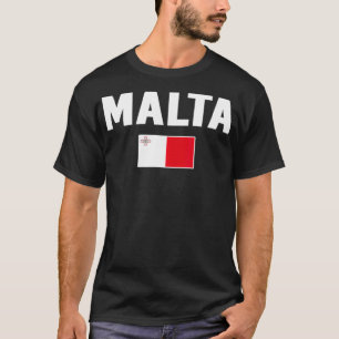 Malta T-Shirt Flag souvenir Geschenk Malteser