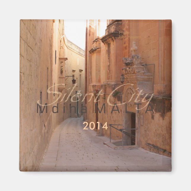 Malta Travel Souvenir Foto Kühlschrankmagnet (Vorne)