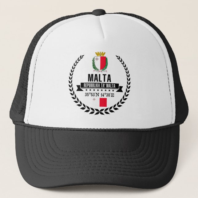 Malta Truckerkappe (Vorderseite)