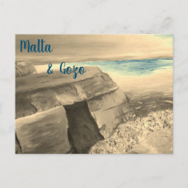 Malta und Gozo Postcard Postkarte