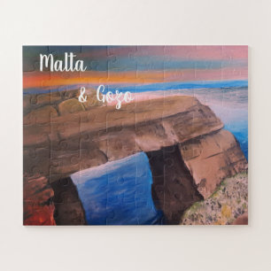 Malta und Gozo Souvenir Puzzle