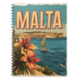 Malta Vintage Notizblock