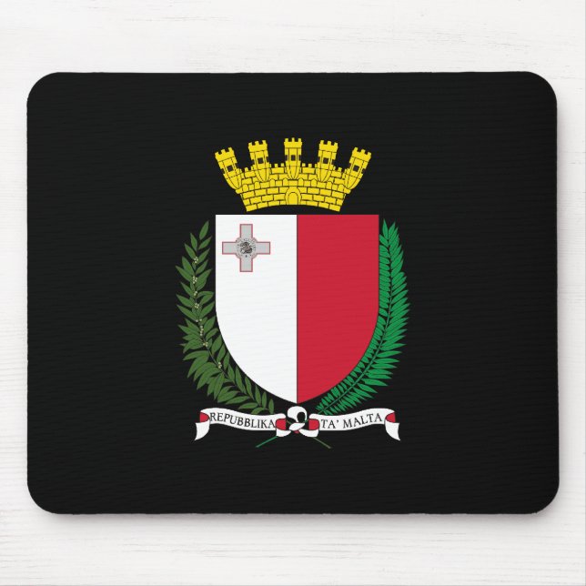 Malta-Wappen Mousepad (Vorne)