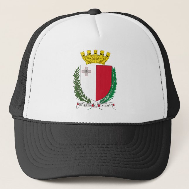 Malta-Wappen Truckerkappe (Vorderseite)