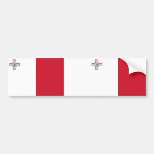Maltaflagge Autoaufkleber