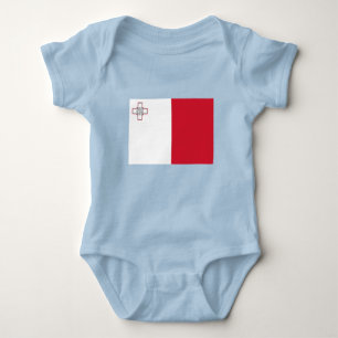 Maltaflagge Baby Strampler