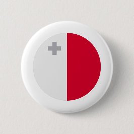 Maltaflagge Button
