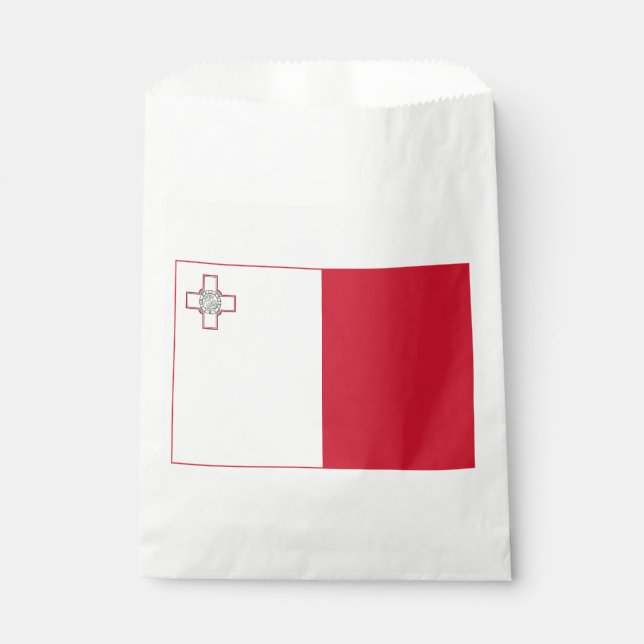 Maltaflagge Geschenktütchen (Vorderseite)