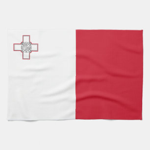 Maltaflagge Geschirrtuch