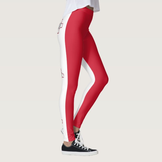 Maltaflagge Leggings (Rechts)