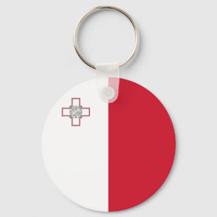 Maltaflagge Schlüsselanhänger