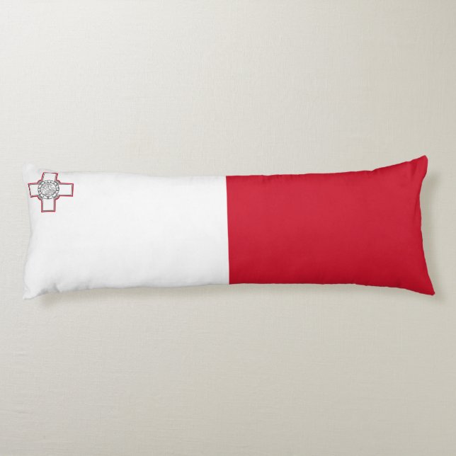 Maltaflagge Seitenschläferkissen (Rückseite)