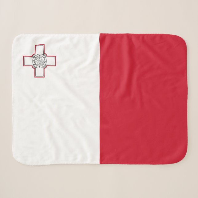 Maltaflagge Sherpadecke (Vorderseite (Horizontal))