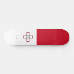 Maltaflagge Skateboard