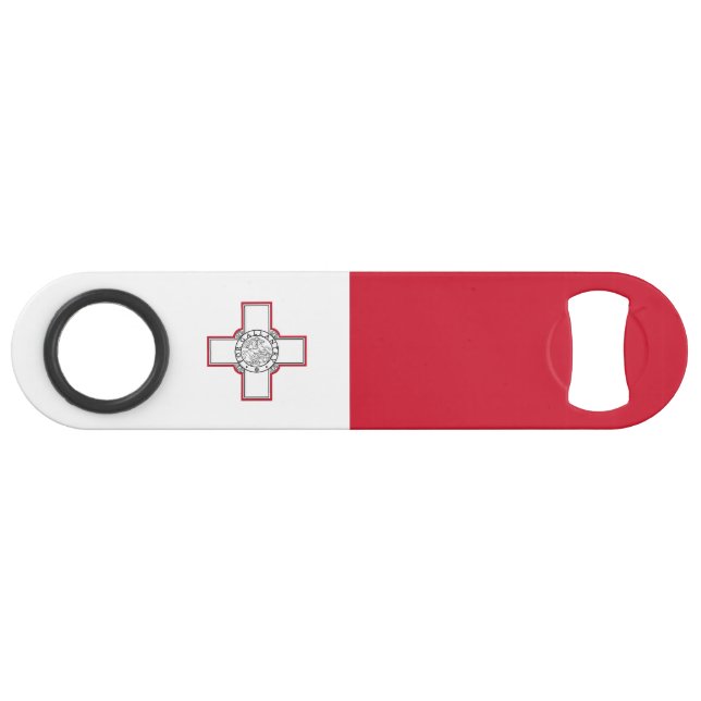 Maltaflagge Speed Flaschenöffner (Vorderseite (Horizontal))