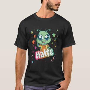 MALTE - Niedlicher Name des Jungen mit niedlicher T-Shirt
