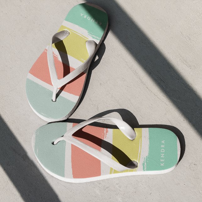 Malte Sommerreifen Sonnengewaschene Neon Flip Flops (Von Creator hochgeladen)