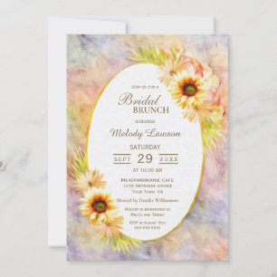 Malte Sonnenblume Blumenblume Bridal Brunch Einladung