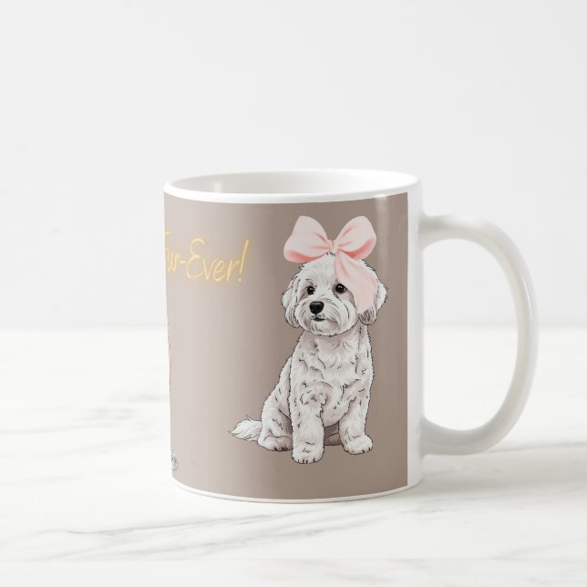 “Maltese Couple” Mug (Droite)