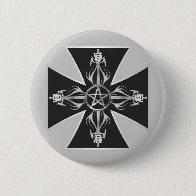 Maltese Cross Button (Vorderseite)