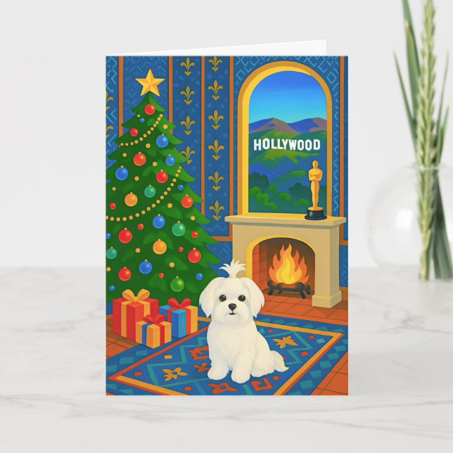 Maltese Holiday Card Feiertagskarte (Vorderseite)
