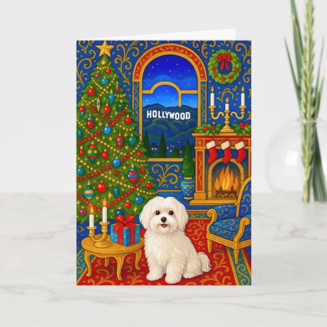 Maltese Holiday Card Feiertagskarte (Vorderseite)